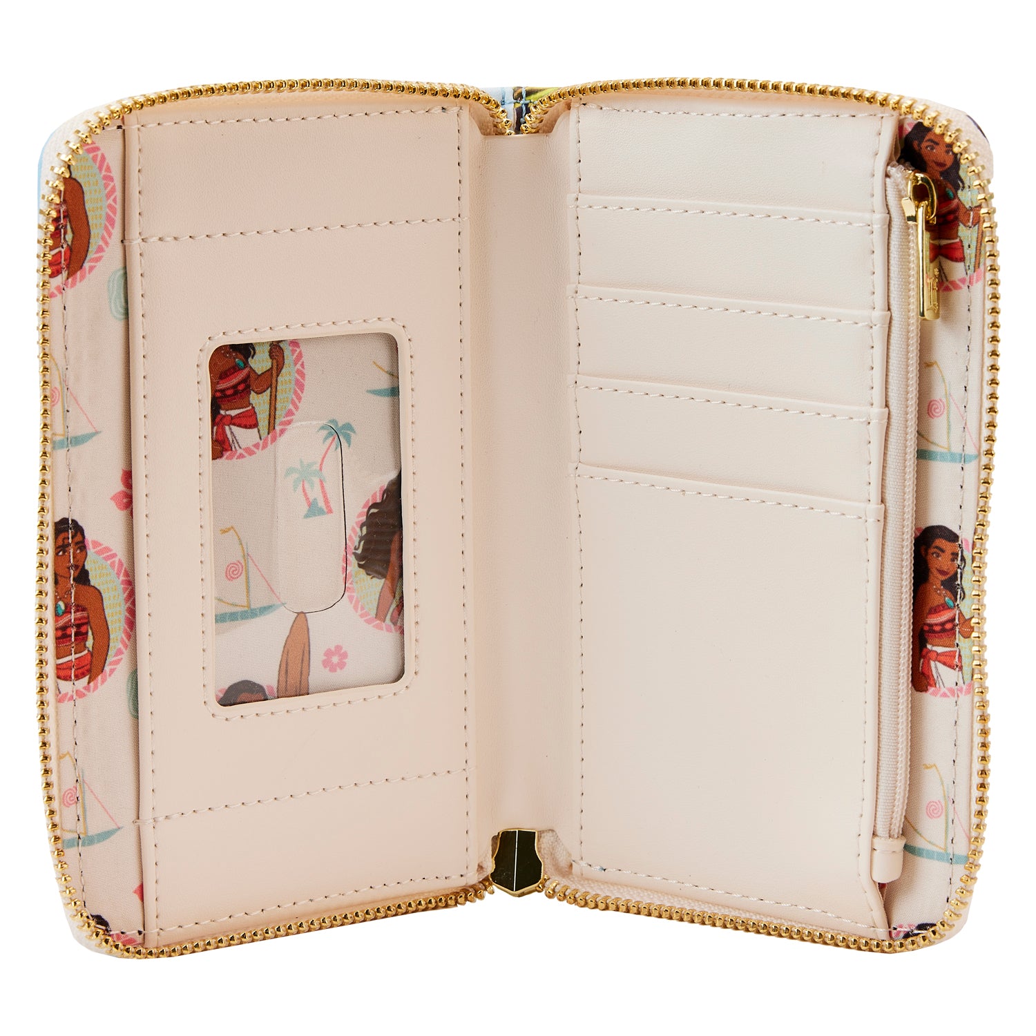 Disney | Moana Princess Scenes Zip Around Wallet