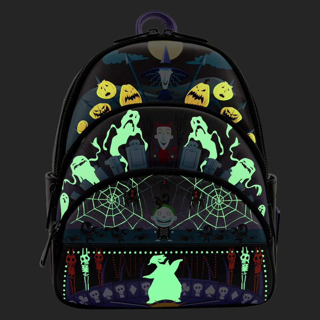 Disney | Nightmare Before Christmas Triple Pocket Mini Backpack