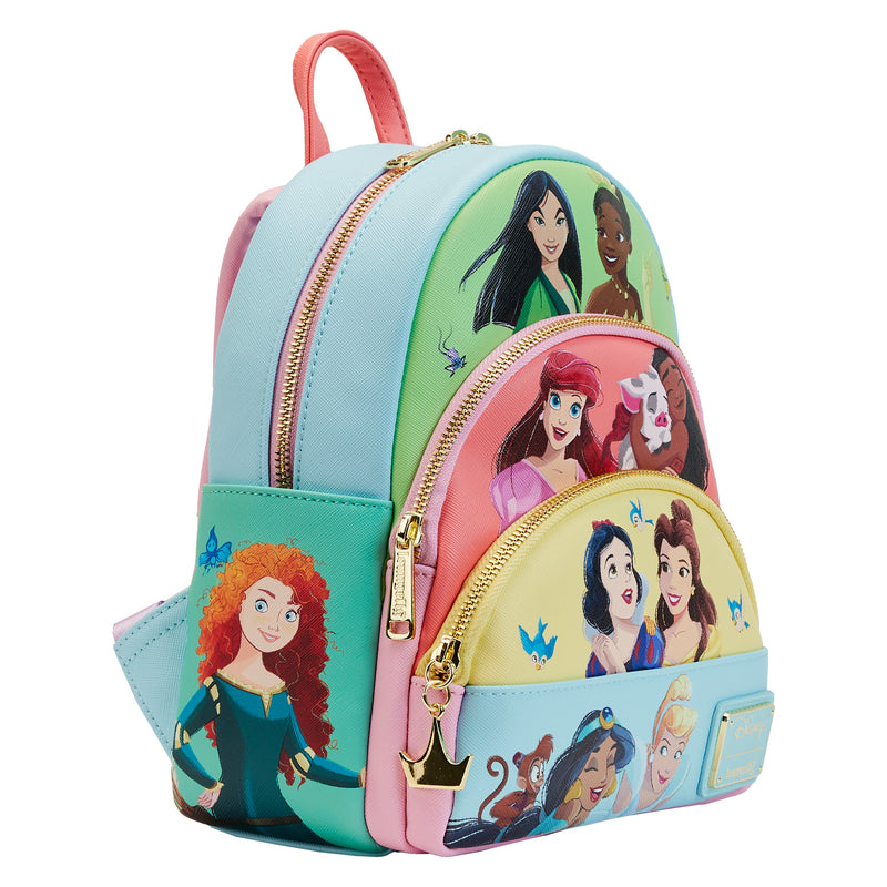 Disney | Princess Collage Triple Pocket Mini Backpack