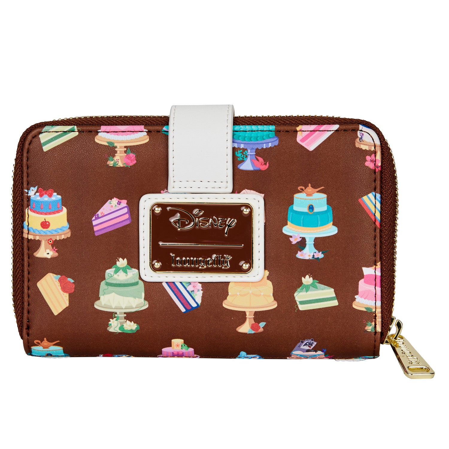 Disney | Sweets Collection Princess Cakes All Over Print Button Flap Wallet