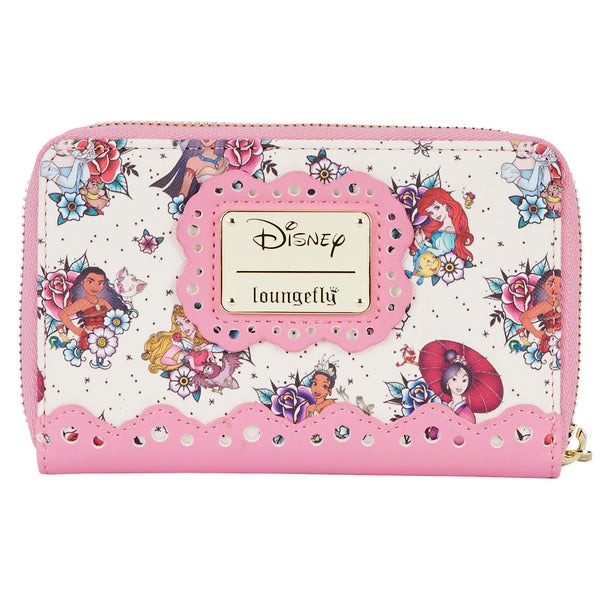 Loungefly Disney Princesses AOP Cinderella, Jasmine, Ariel, Snow White,  Belle Mini Backpack 