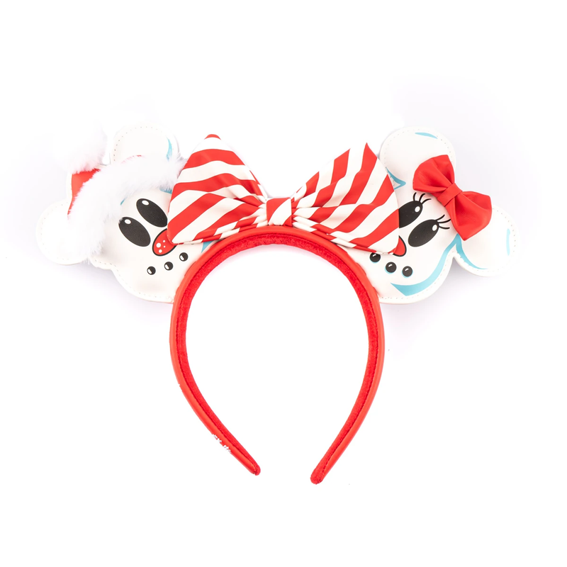 Disney | Mickey Minnie Snowman All Over Print Mini Backpack and Headband Set