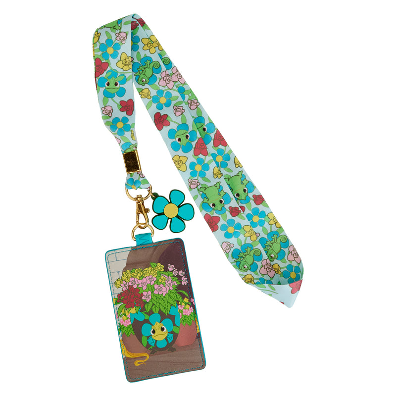 Disney | Tangled Pascal Flowers Lanyard with Cardholder