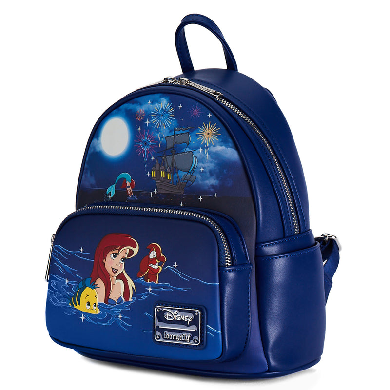 Loungefly Disney Little Mermaid All-Over-Print Exclusive Mini Backpack