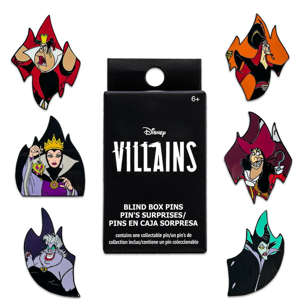 Disney | Disney Villains Flame Blind Box Enamel Pin
