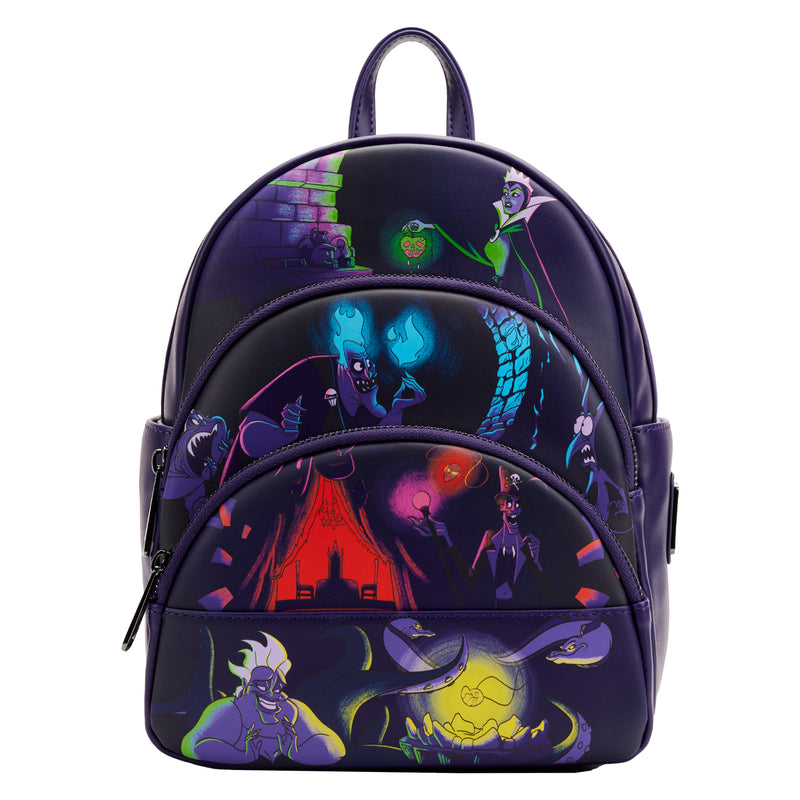 Disney | Disney Villains Triple Pocket In The Dark Mini Backpack