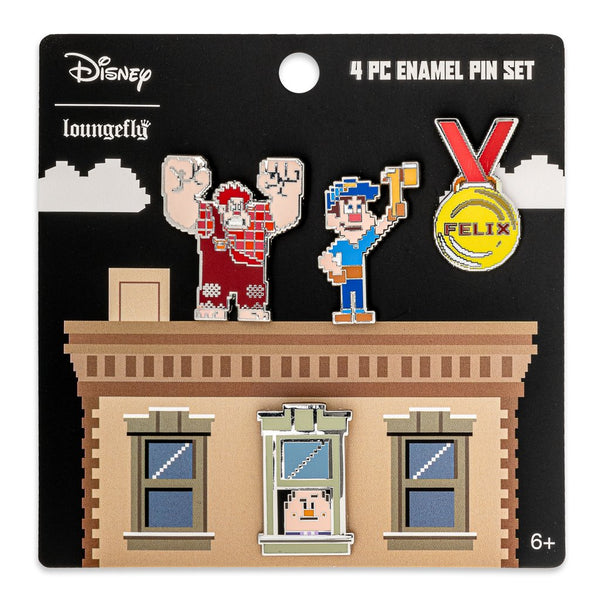 Disney | Wreck-It Ralph 4 Piece Enamel Pin Set