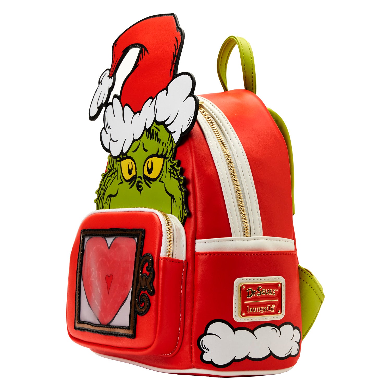 Loungefly Dr. popular Seuss The Grinch Cosplay Mini Backpack