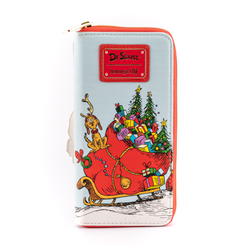 Dr. Seuss | The Grinch Loves The Holidays Zip Around Wallet