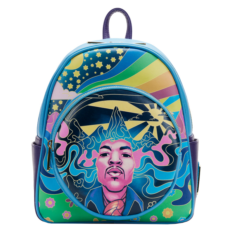 Jimi Hendrix | Psychedelic Landscape Mini Backpack