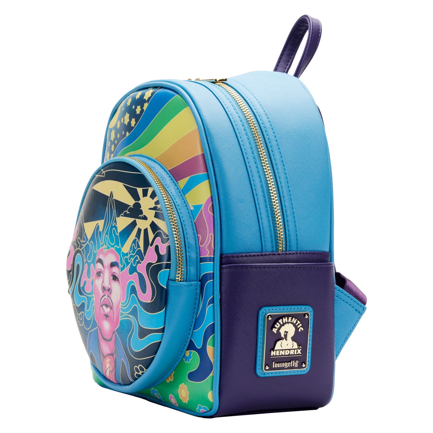 Jimi Hendrix | Psychedelic Landscape Mini Backpack