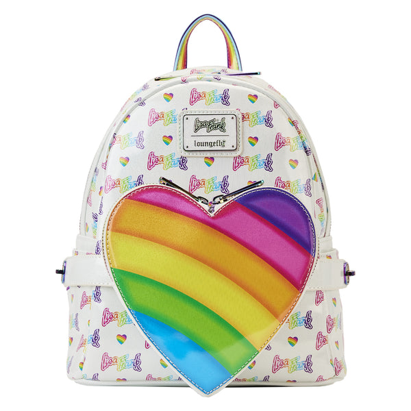 Lisa Frank | Rainbow Heart Logo Mini Backpack