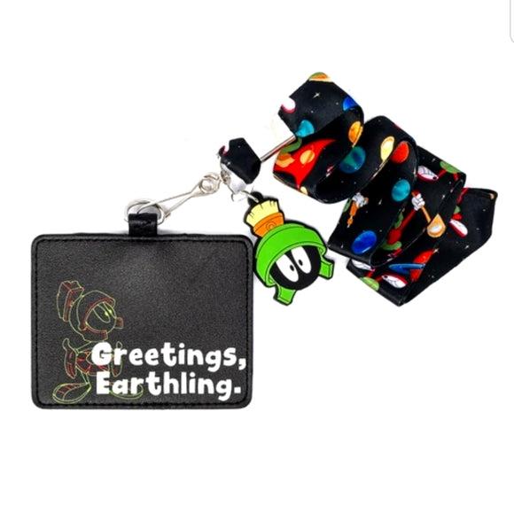 Looney Tunes | Marvin The Martian Lanyard with Cardholder