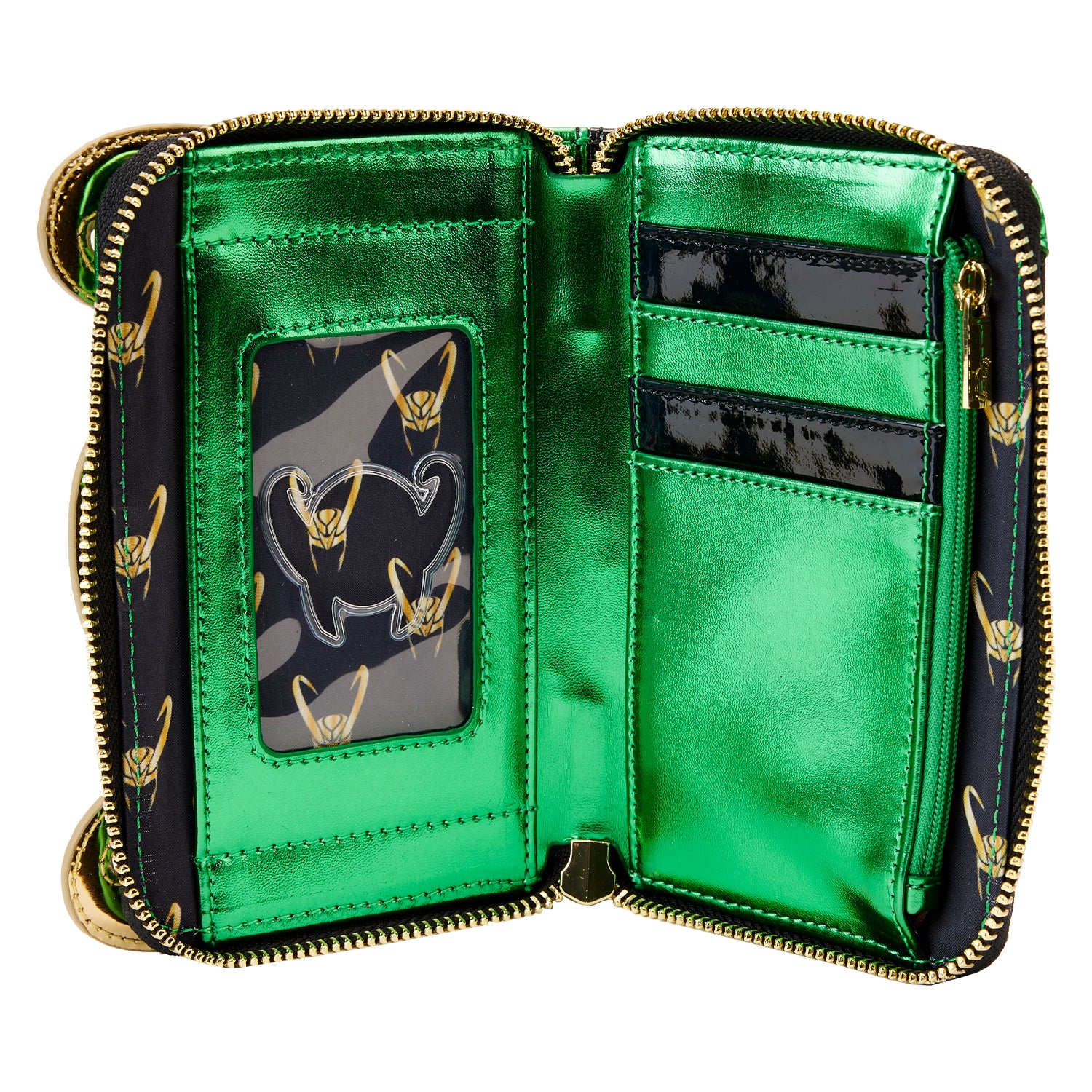 Marvel | Loki Shine Cosplay Zip Around Wallet