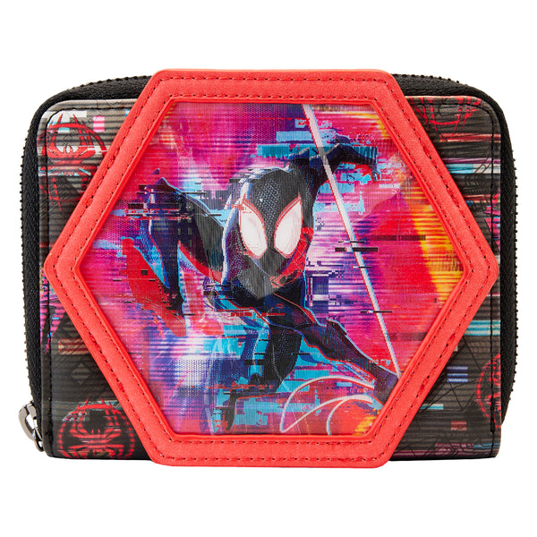 Marvel | Spider-man Across The Spider-verse Lenticular Zip Around Wallet