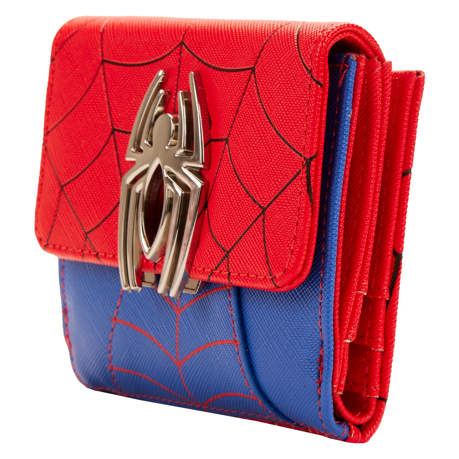 Marvel | Spider-man Color Block Button Front Wallet