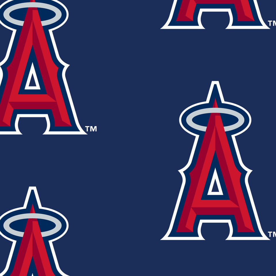 MLB Los Angeles Angels Patches Zip Around Wallet