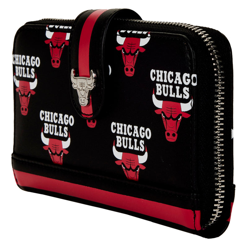 NBA | Chicago Bulls Debossed Logo Zip Around Wallet