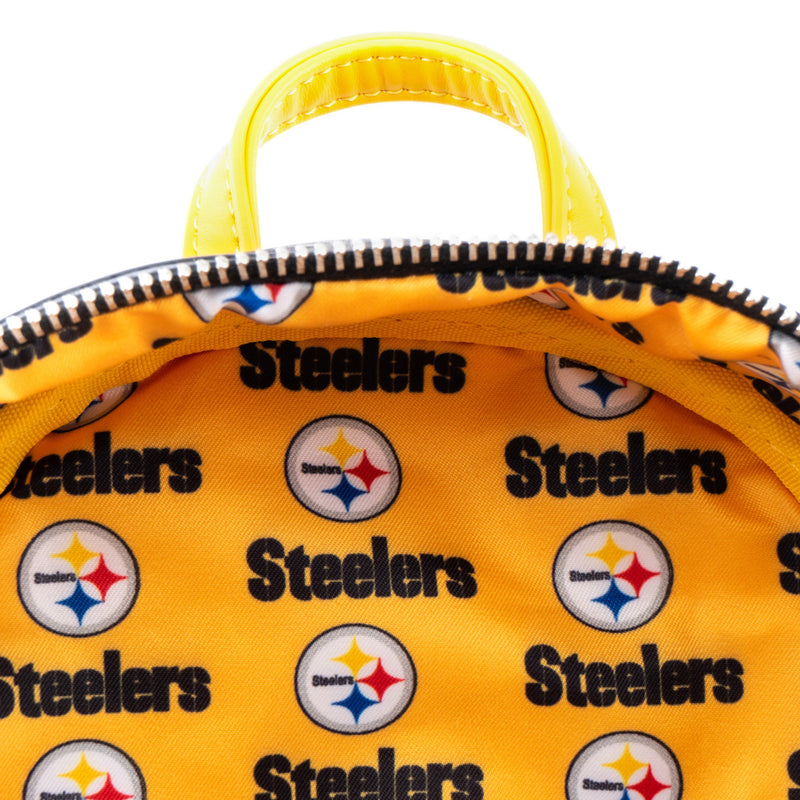 NFL | Pittsburgh Steelers Logo All Over Print Mini Backpack