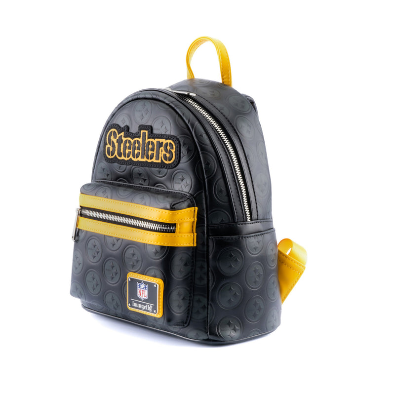 NFL | Pittsburgh Steelers Logo All Over Print Mini Backpack
