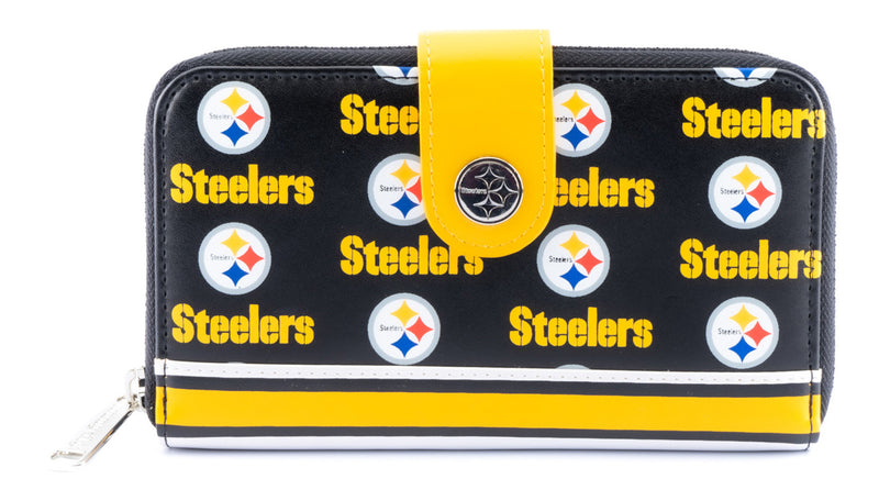 NFL | Pittsburgh Steelers Logo All Over Print Bifold Wallet