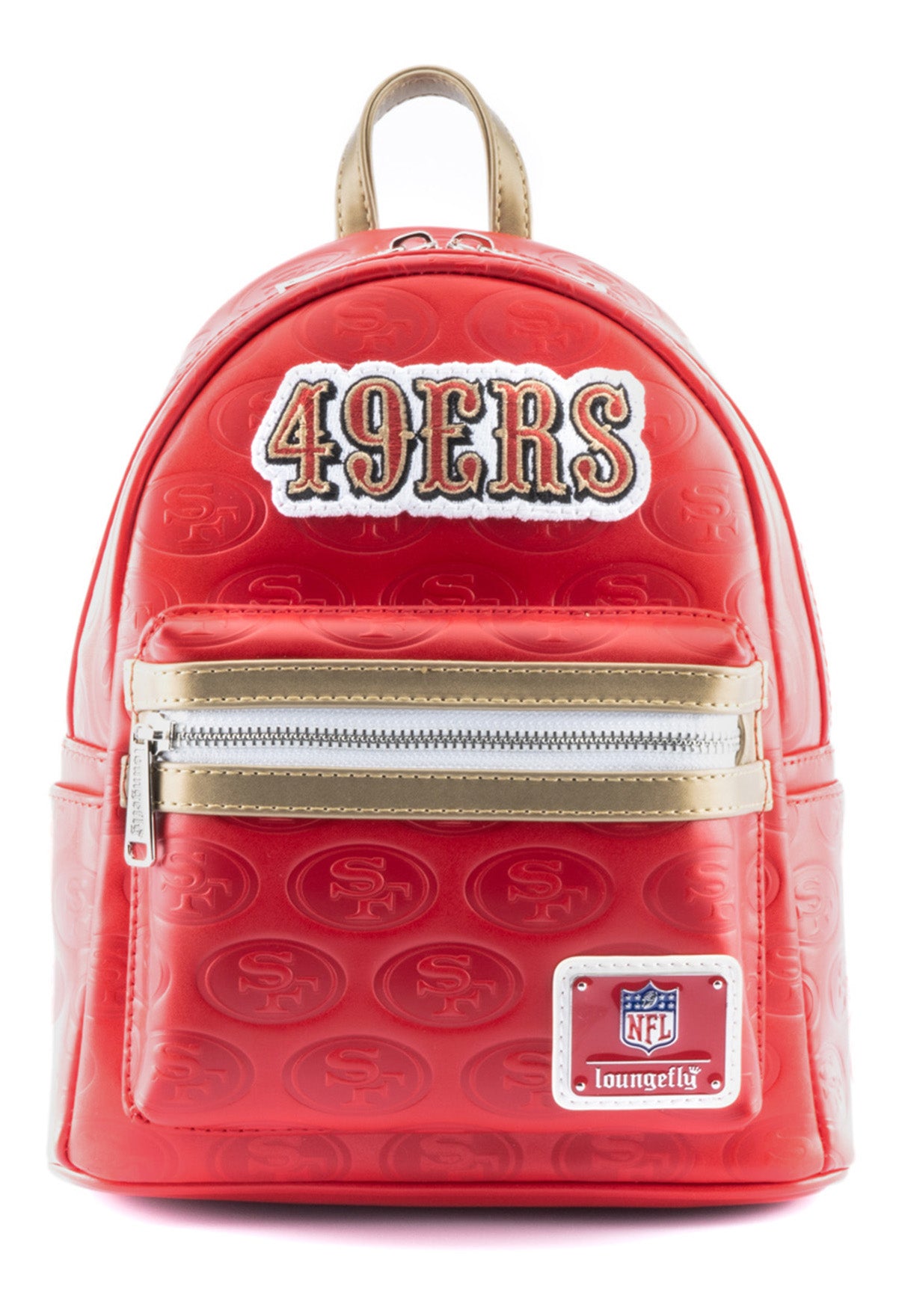 NFL | San Francisco 49ers Logo All Over Print Mini Backpack
