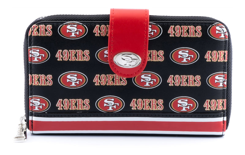 NFL | San Francisco 49ers Logo All Over Print Bifold Wallet