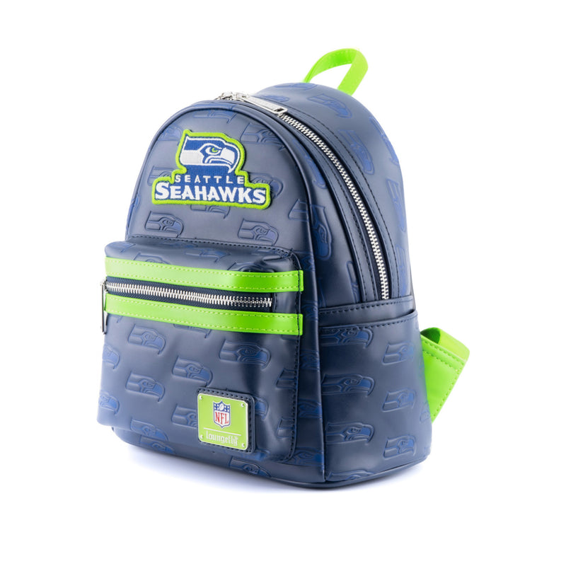 NFL | Seattle Seahawks Logo All Over Print Mini Backpack
