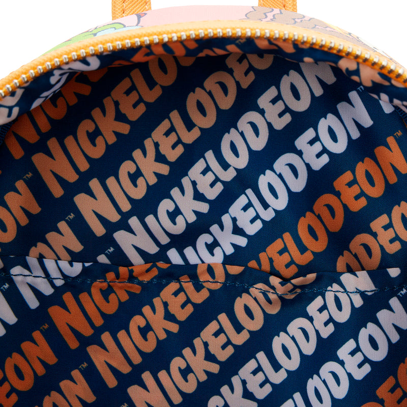 Nickelodeon | 90s Colorblock All Over Print Mini Backpack
