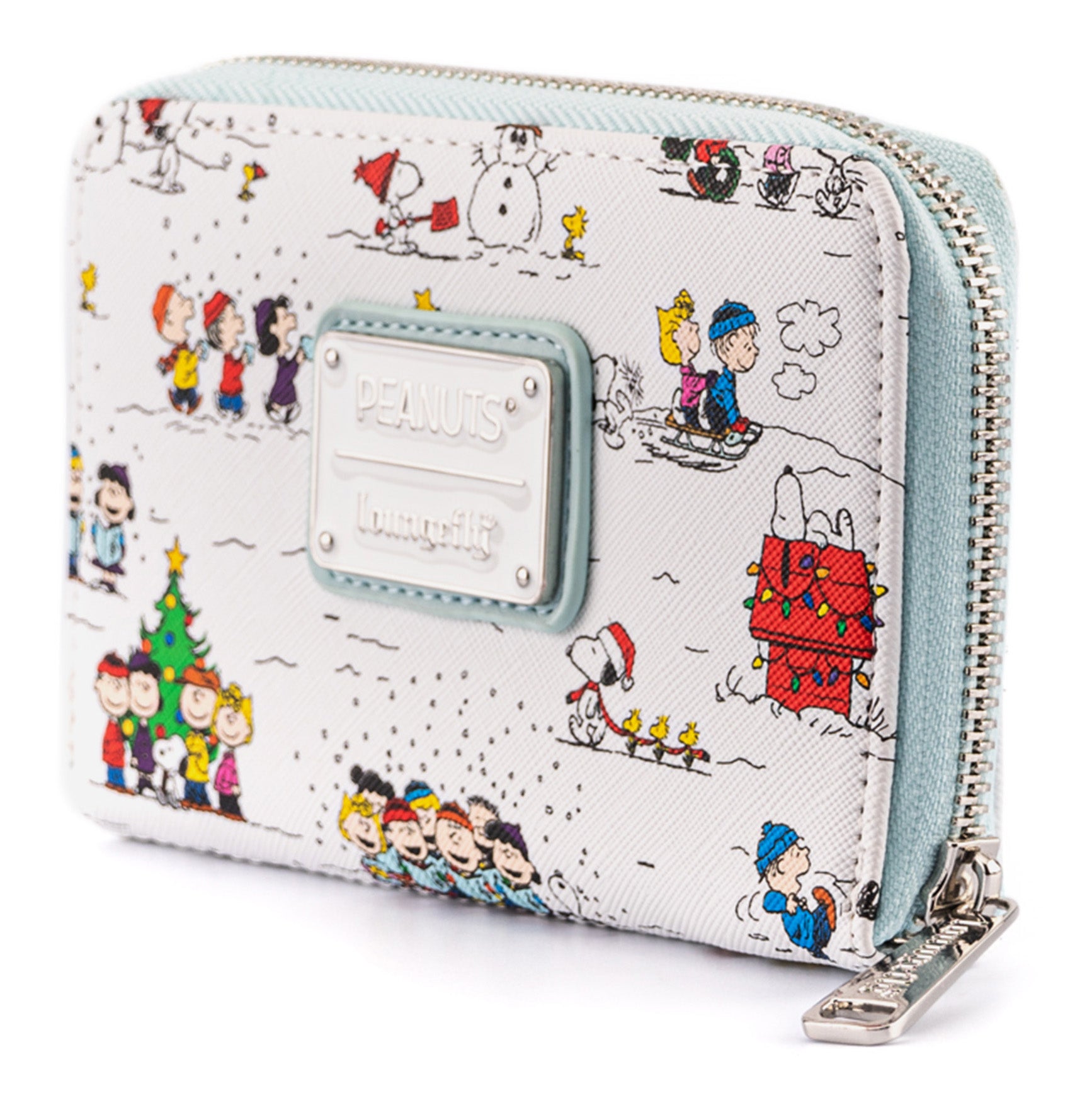 Peanuts | Happy Holidays All Over Print Zip Around Wallet