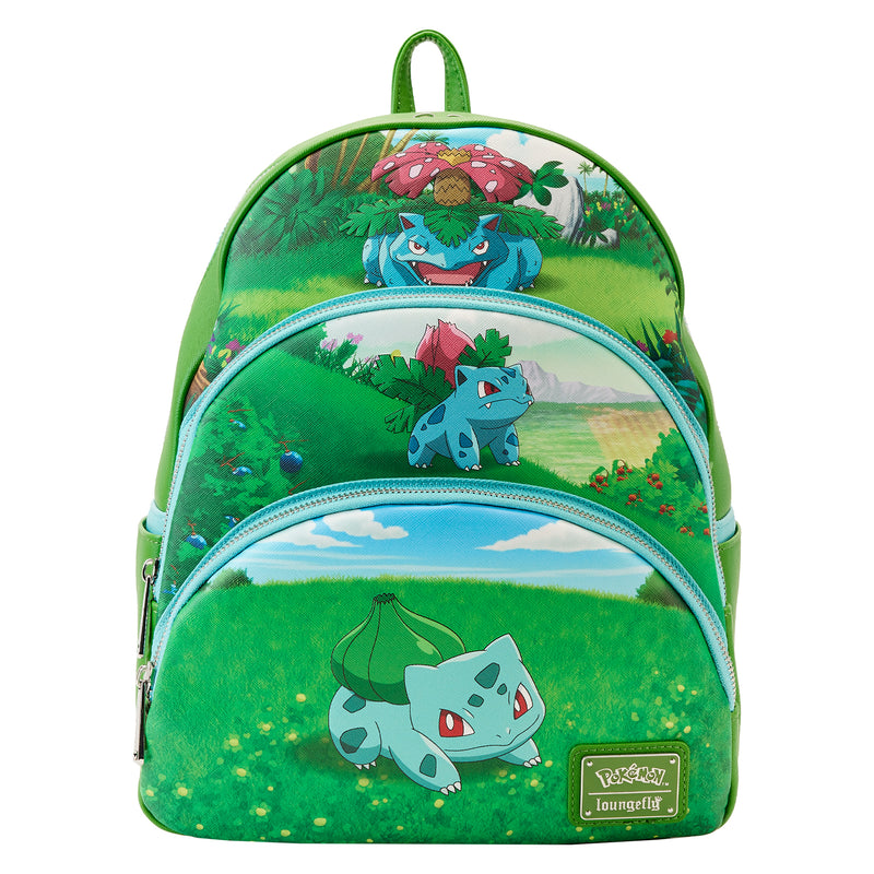 Pokemon | Bulbasaur Evolutions Triple Pocket Mini Backpack