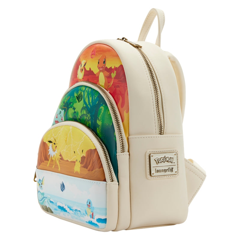 Pokemon | Elements Triple Pocket Mini Backpack