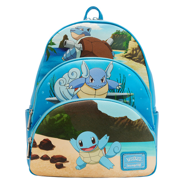 Pokemon | Squirtle Evolutions Triple Pocket Backpack