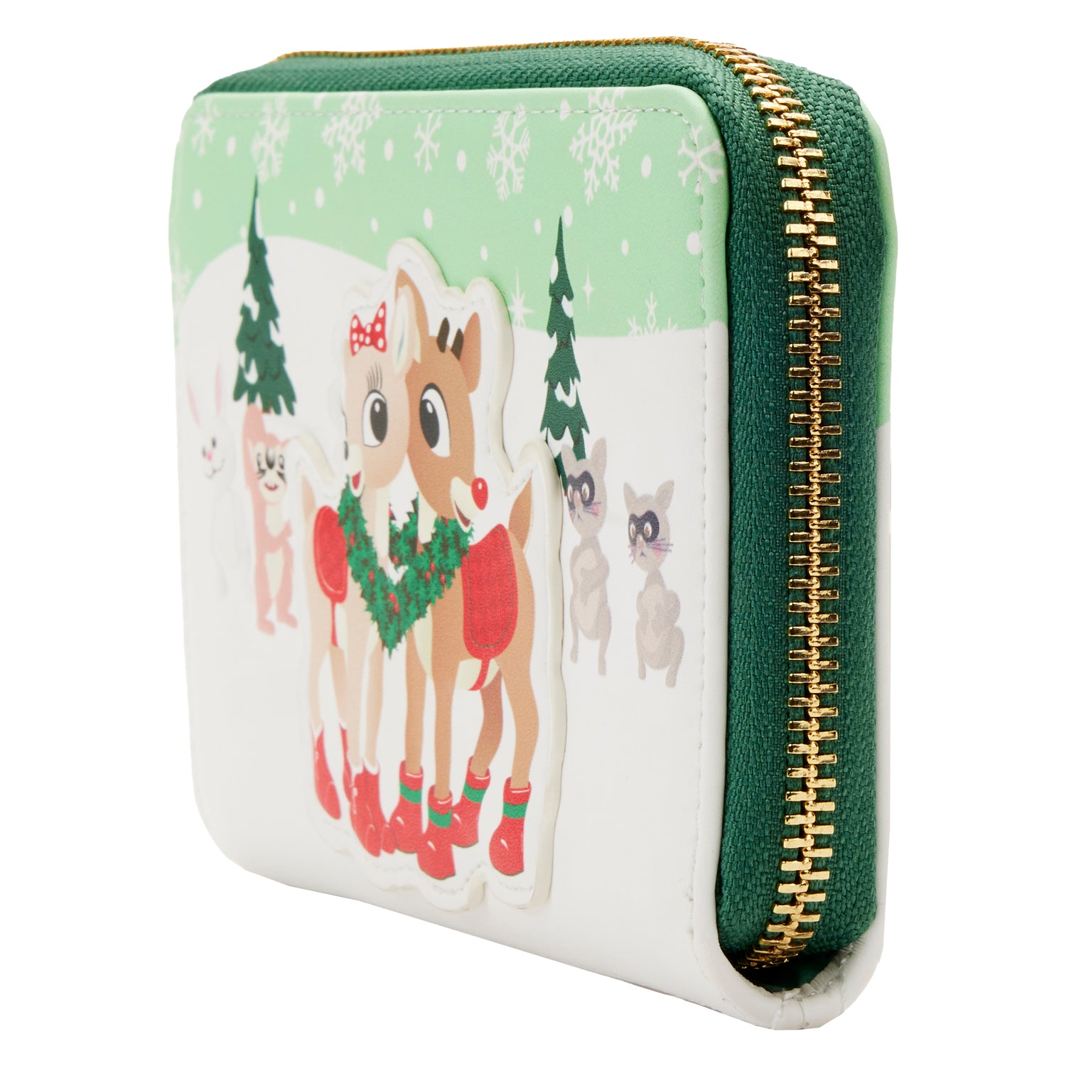 Rudolph The Red-Nosed Reindeer | Merry Couple Zip Around Wallet