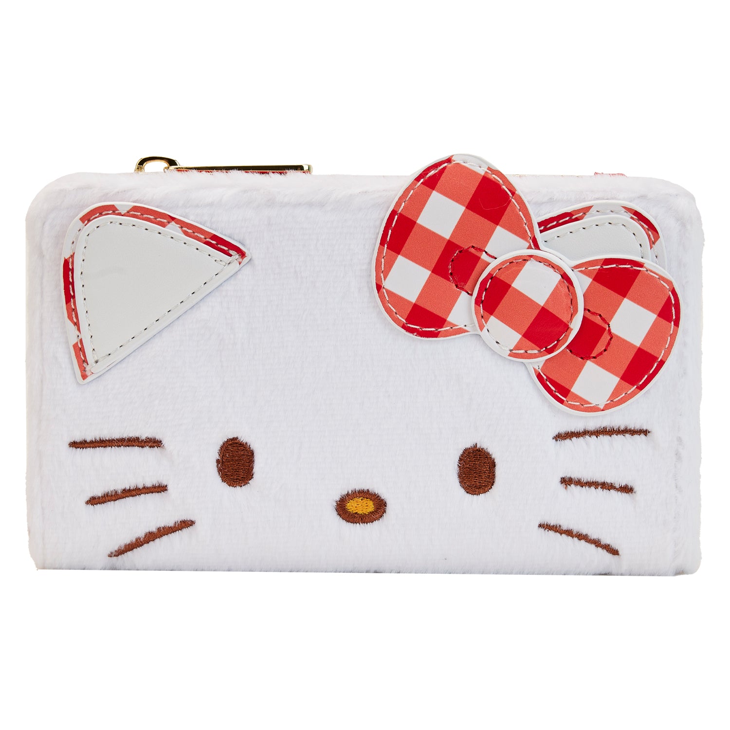 Sanrio | Hello Kitty Gingham Cosplay Button Snap Wallet