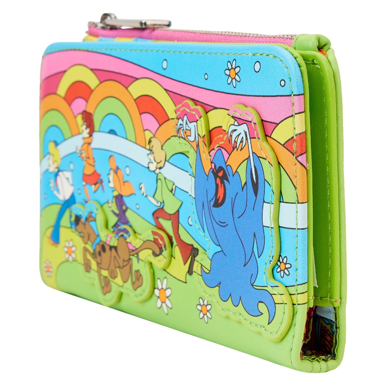 Scooby Doo | Psychedelic Monster Chase Glow-In-The-Dark Button Snap Wallet