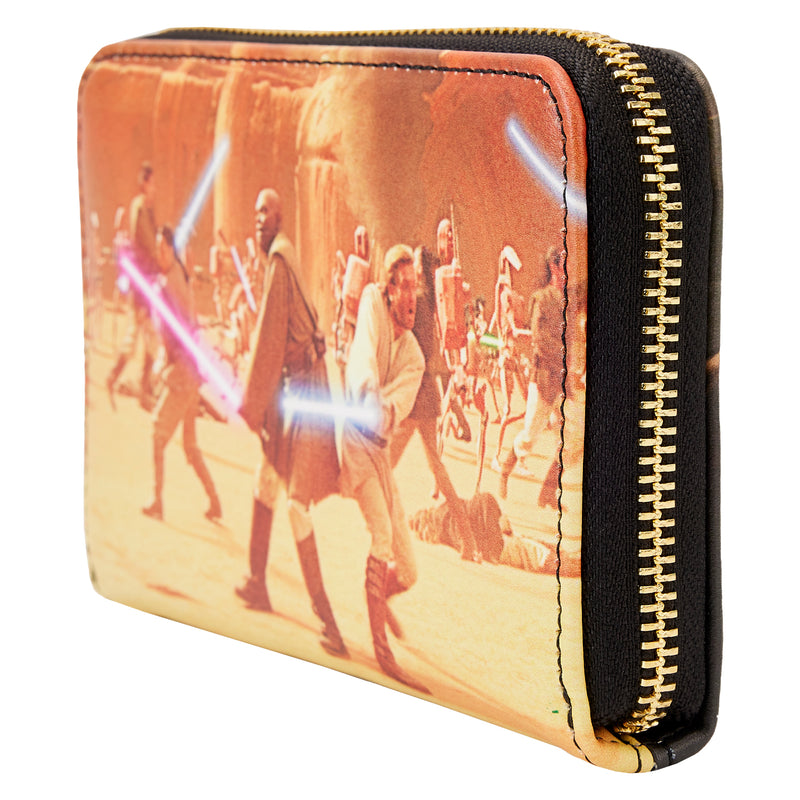 Star Wars | Attack of The Clones Movie Scenes Zip Around Wallet