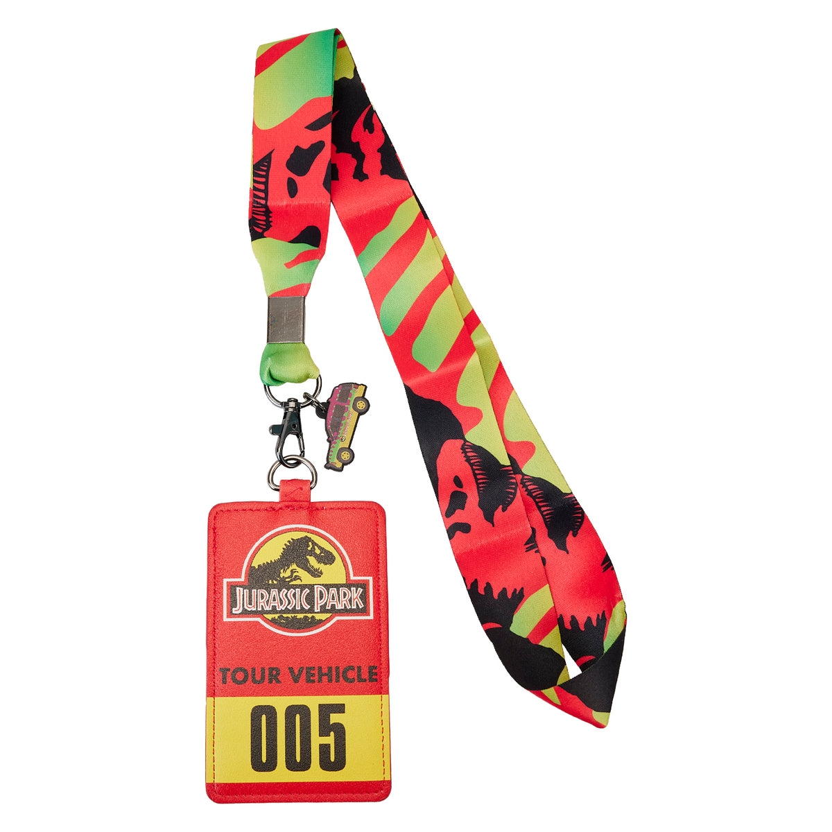 Universal Jurassic Park Tour Lanyard With Cardholder