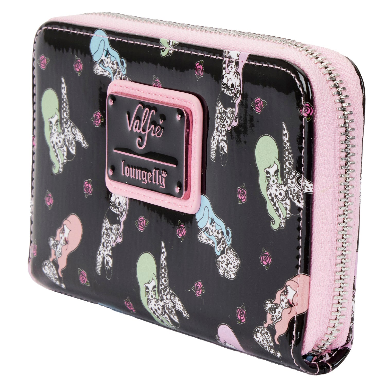 Valfre | Tattoo Pin-up All Over Print Zip Around Wallet