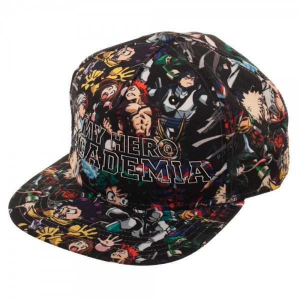 My Hero Academia Sublimated Patch Pre-Curved Snapback Hat