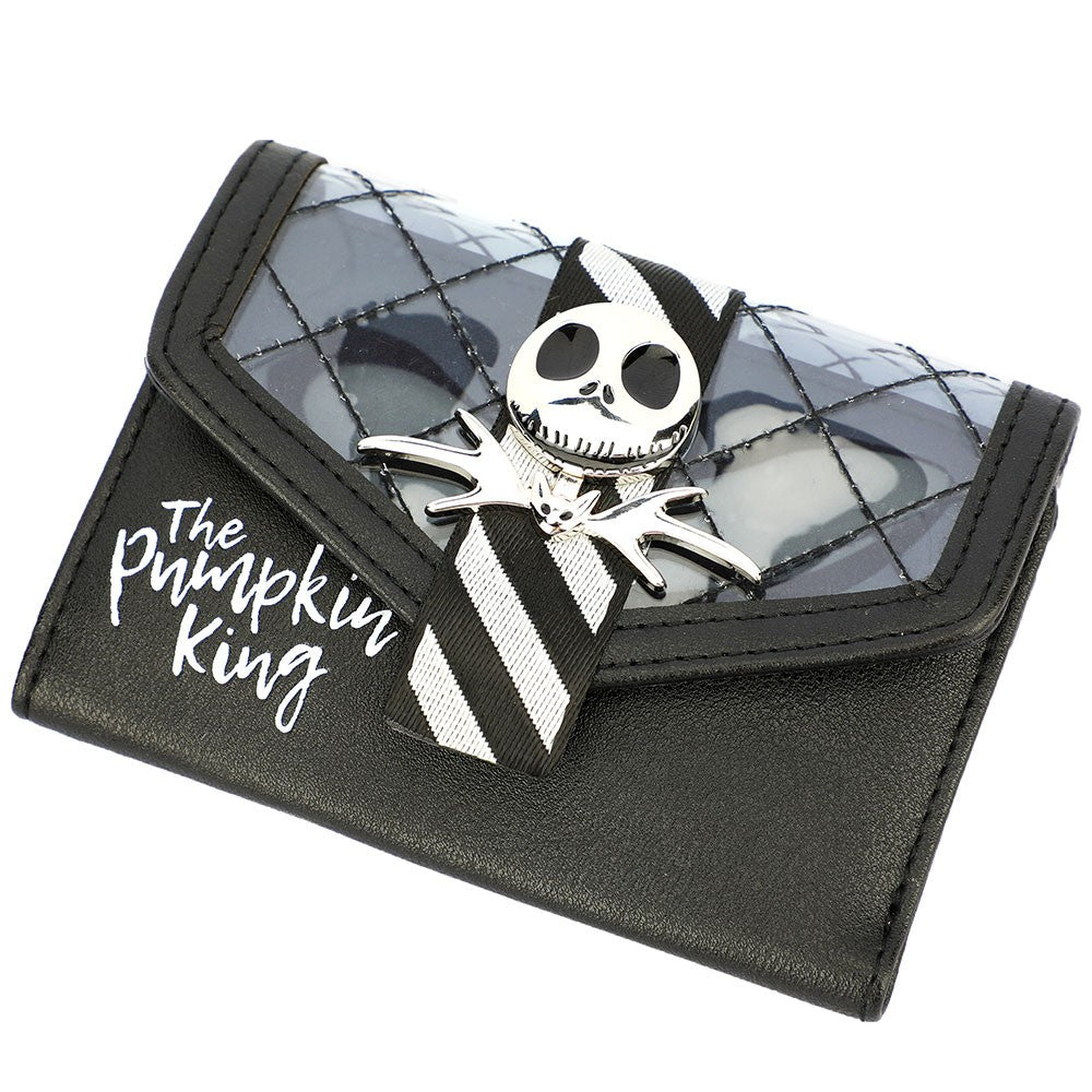 Disney | Nightmare Before Christmas Jack Skellington Metal Badge Bifold Wallet