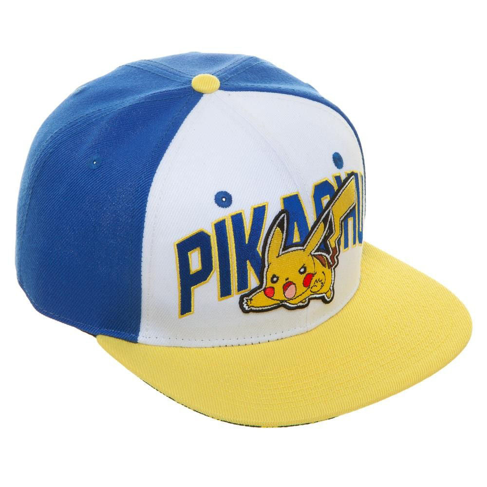 Pokemon | Pikachu Colorblock Flat Bill Snapback