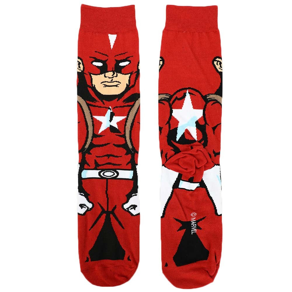 Marvel | Black Widow Red Guardian 360 Character Crew Socks
