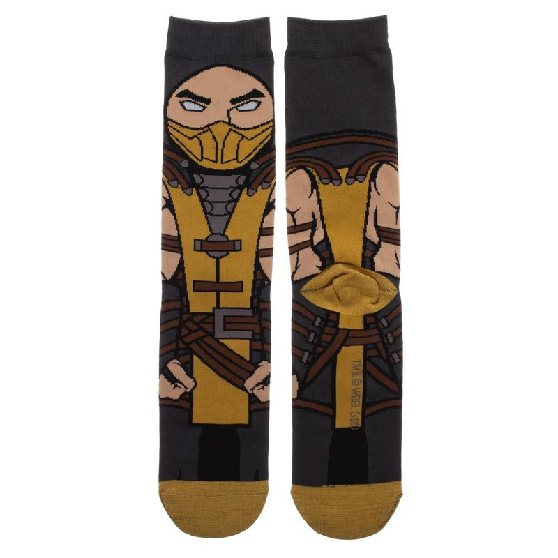 Mortal Kombat | Scorpion 360 Character Crew Socks