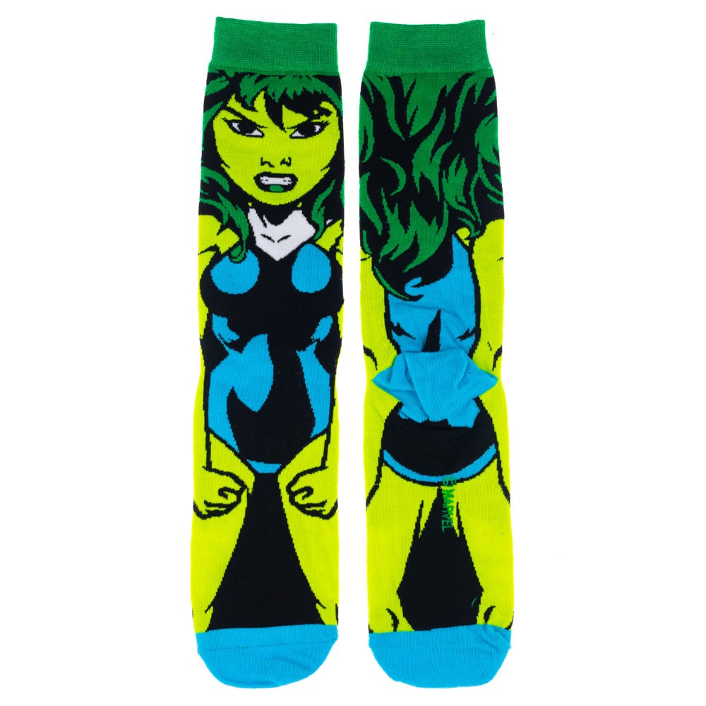Marvel | She-Hulk 360 Character Crew Socks