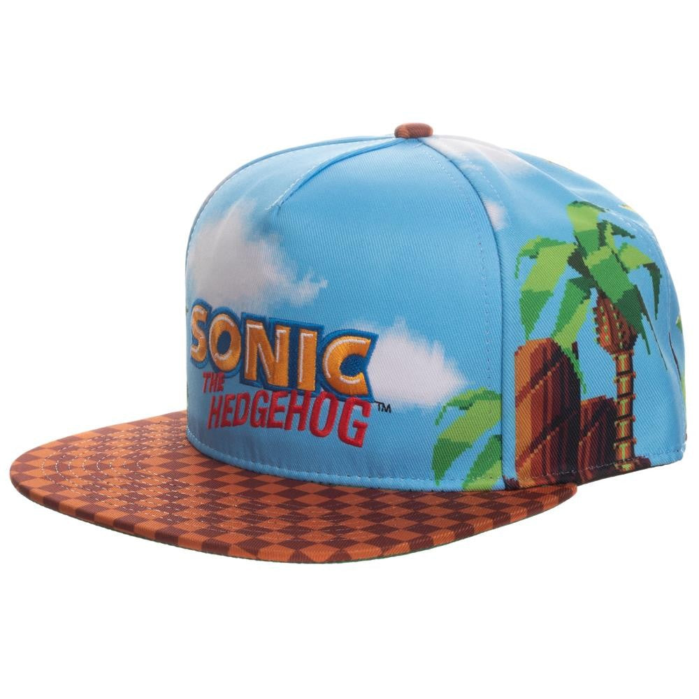 Sega | Sonic Allover Print With Embroidery Snapback