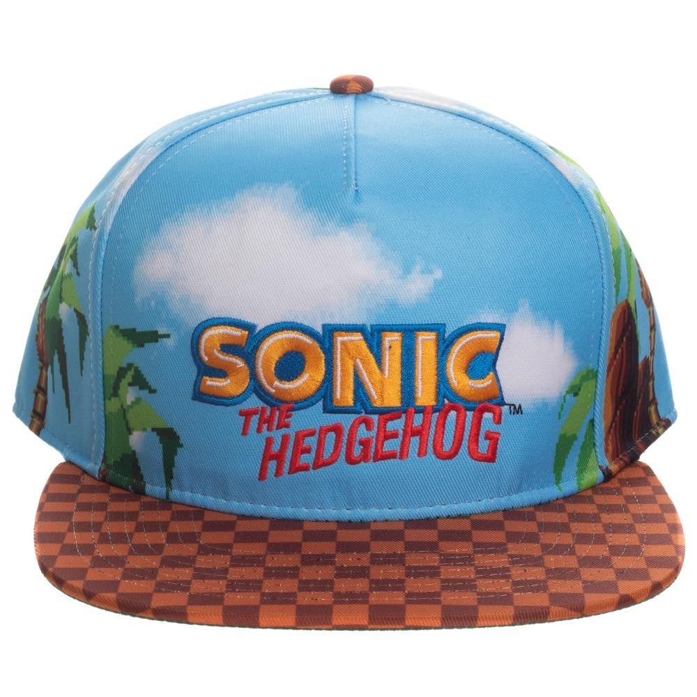 Sega | Sonic Allover Print With Embroidery Snapback