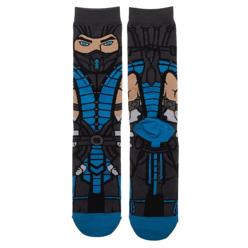 Mortal Kombat | Sub Zero 360 Character Crew Socks